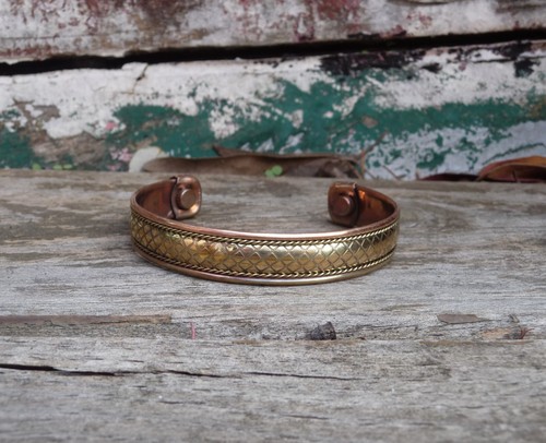 Bracelet magnétique cuivre - bracelet, en