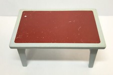 Playmobil era 1900 - large blue kitchen table 5322 damaged yellowed