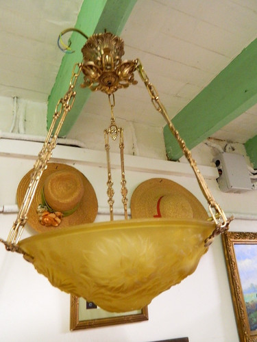 Suspension vasque art déco - suspension,