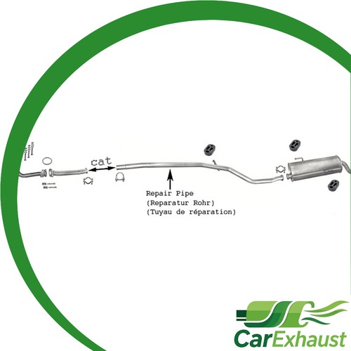 Ligne pot échappement - pot, pour