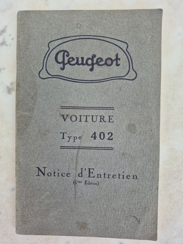 Notice entretien voiture