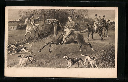 Chasseurs chevaux avec - chevaux, des