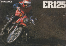 Motorcycle Trail  Suzuki  ER 125   sale brochure
