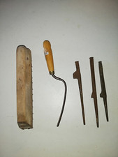 LOT DE 5 OUTILS DE TAILLEURS DE PIERRES CARRIERS MACONS