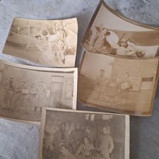 Lot Photo Pilote  Casque Roold Avion Aviateur