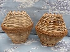 2 lampes Abat Jour ? en ROTIN