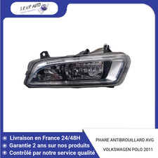🇫🇷 PHARE ANTIBROUILLARD AVANT GAUCHE VOLKSWAGEN POLO 2009- ➤6R0941061B ♻️