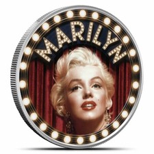 1 oz Colorized Marilyn Monroe