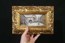 Miniature Huile Sur Cuivre