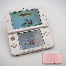 Nintendo 3DS LL XL Pink White Handheld Console SPR-001 Tested NTSC-J (Japan)