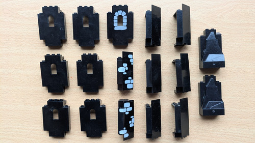 Lot pans mur lego - pans,