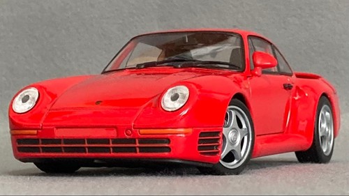Welly porsche 959 red 24 - welly,