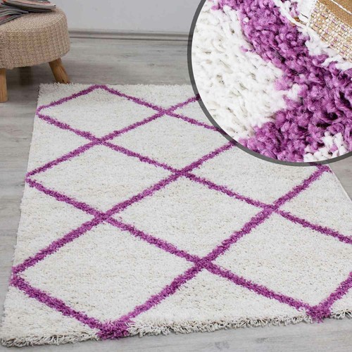 Tapis poils longs rugueuse - tapis,