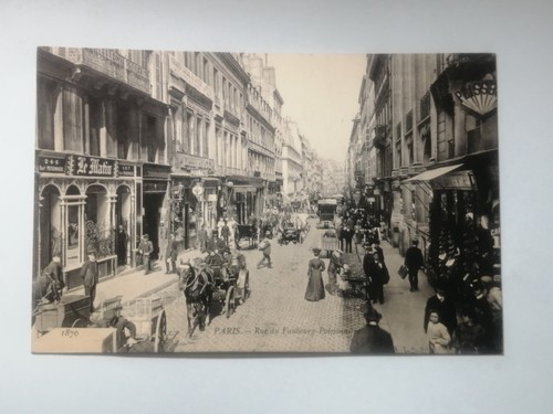 Cpa paris rue du - 75, faubourg