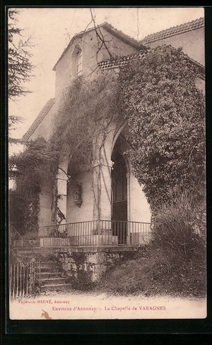 Cpa varagnes chapelle 1913 - cpa,