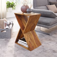 FineBuy Table d'appoint Bois