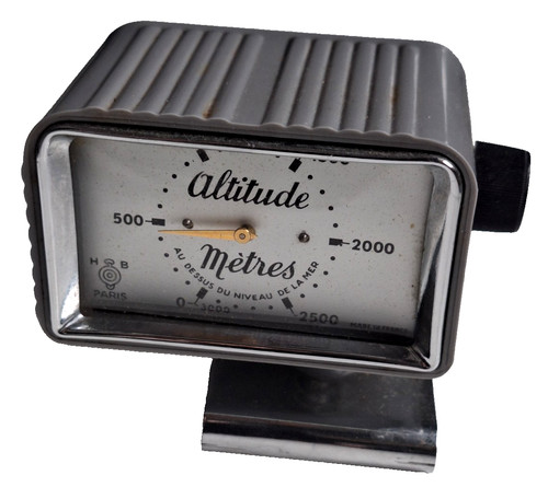 Ancien altimètre voiture - altimètre, de