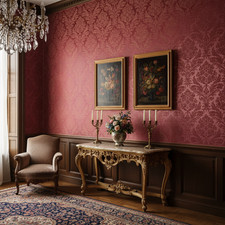 Tableau, Huile Sur Toile, Paire De Grandes Natures Mortes Fleurs XVIIIe Siècle