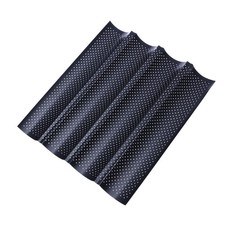  Moule à pour moule à pain perforé antiadhésif pour la cuisson au four à 4 pains