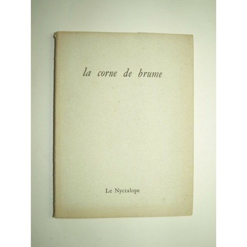 Anonyme corne de brume - la, brume.