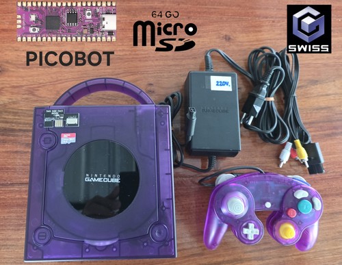 Gamecube violette transparente - gamecube,