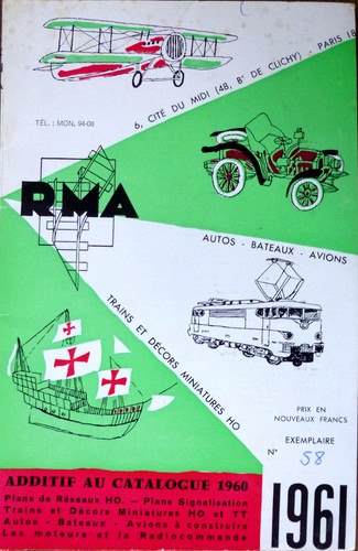1961 rma model railroad - rma,