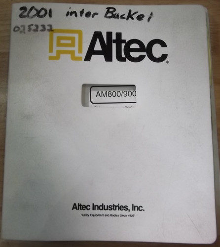 Altec am800 am900 aerial boom - altec,