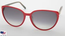 NEW Selema Optique Anouk SL5 RED/WHITE SUNGLASSES 55-12-135mm B49 FRANCE