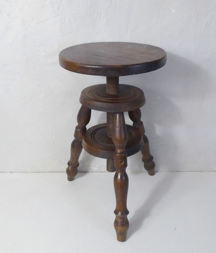 Ancien tabouret vis - tabouret, à