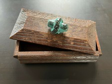 Rae Box Art Deco Ceramic & Oak Geometric Shapes