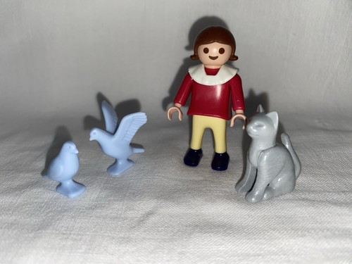 Playmobil fillette chat - playmobil,