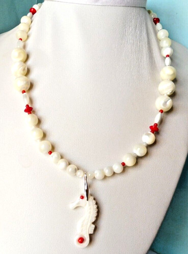Collier perles fines nacre - en,