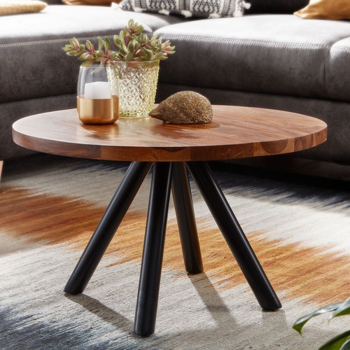 Finebuy table basse - basse, ronde