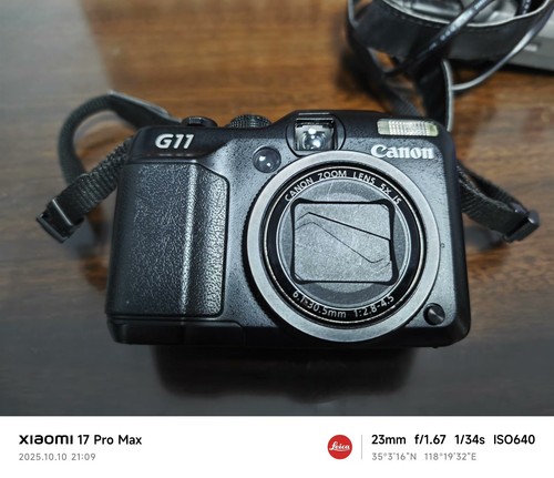 Canon g11 zoom - 5x, 28-140mm