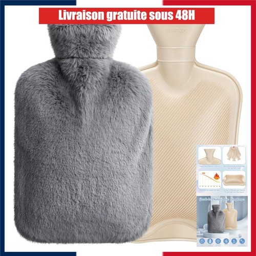 Bouillotte eau chaude avec - bouillotte, 2l