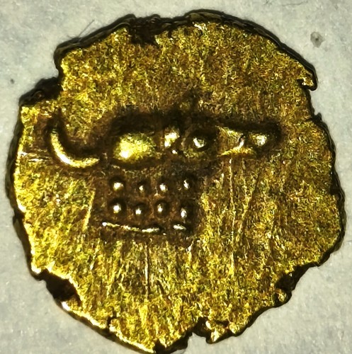 Ancient gold coin - gold, fanam