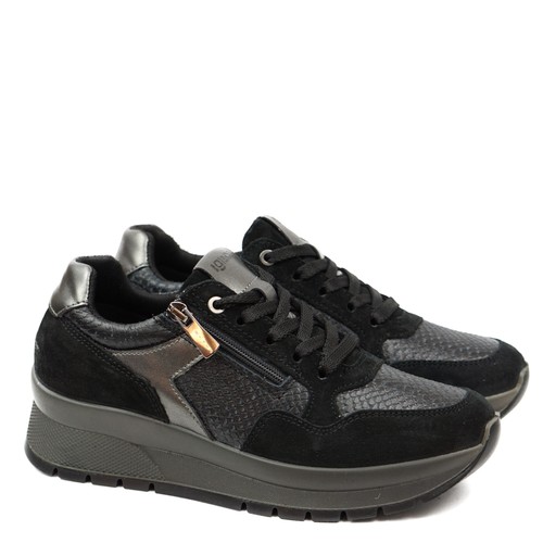 Baskets compensées daim - baskets,