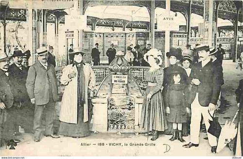 Antique postcard vichy - antique,