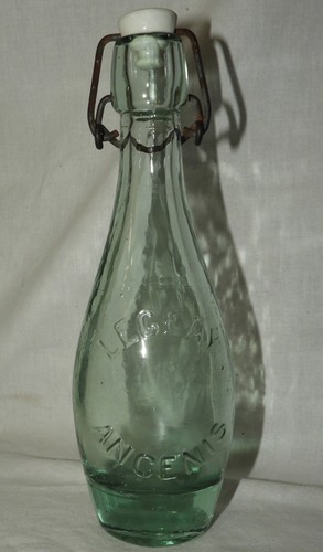 Bouteille ancienne verre - bouteille,
