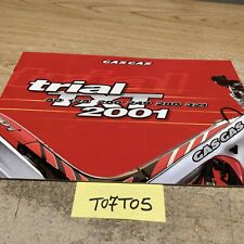Gasgas 2001 TXT 50 125 200 249 280 321 moto trial prospectus catalogue