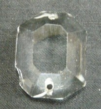 Pampille rectangulaire à