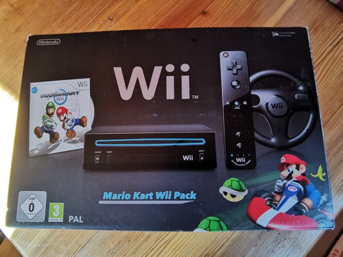 Console wii black mario - black,, kart