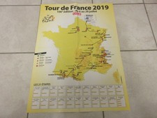 CYCLISME CARTE TOUR de FRANCE