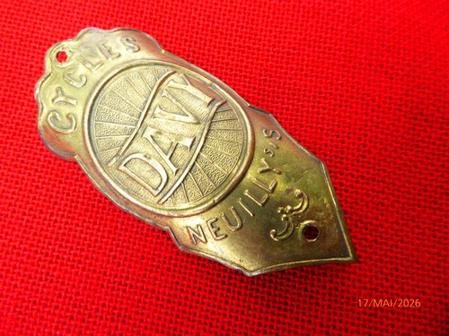 Ancienne plaque vélo - plaque,