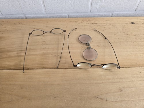 Paire lunettes anciennes - lunettes,