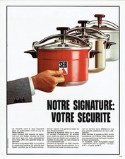 1973 Advertising 108 Seb Pressure Cooker Pressure Cooker