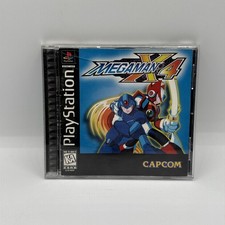Mega Man X4 (Sony PlayStation 1, 1997)  Complete With Manual CIB Tested