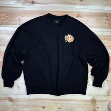VANS Women’s Jubilee Slouchy Pullover Crew Sweatshirt Color Black Size Medium