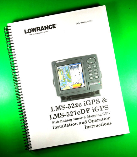 User manual for lowrance - for,