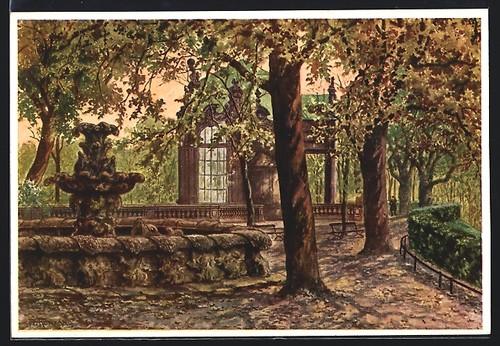 Carte postale dresde - carte, dresde,